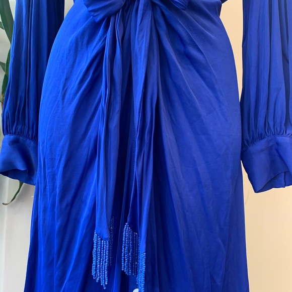 NWT Farm Rio Blue Midi Dress - Picture 6 of 12